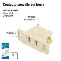 Contacto Sencillo sin Tierra