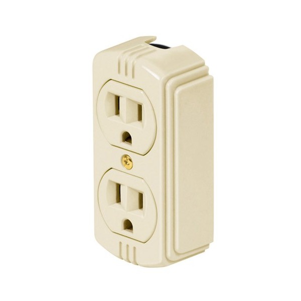 Contacto de Sobreponer Duplex 2 Polos + Tierra
