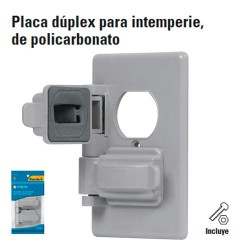 Placa Duplex para Intemperie de Policarbonato