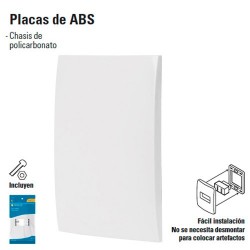 Placa Ciega de ABS