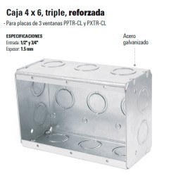 Caja 4 x 6 Triple