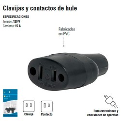 Clavija y Contacto de Hule 