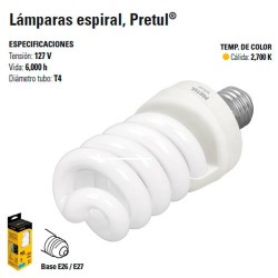 Foco Ahorrador de Espiral Linea Economica