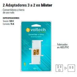 2 Adaptadores 3 a 2