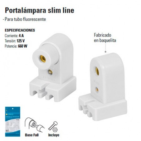 Portalampara Slim Line 