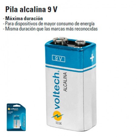 Pila Alcalina 9V