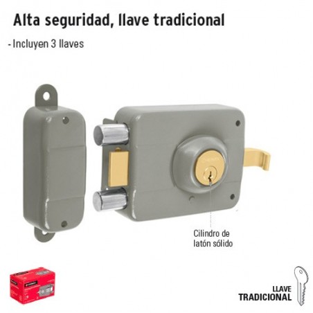 Cerradura Alta seguridad Doble Cerrojo