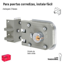 Cerradura de Doble Cilindro Instala-Facil