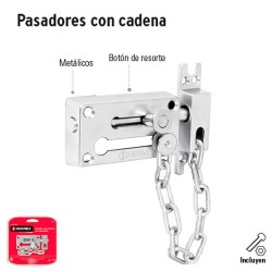 Pasador con Cadena Alta Seguridad