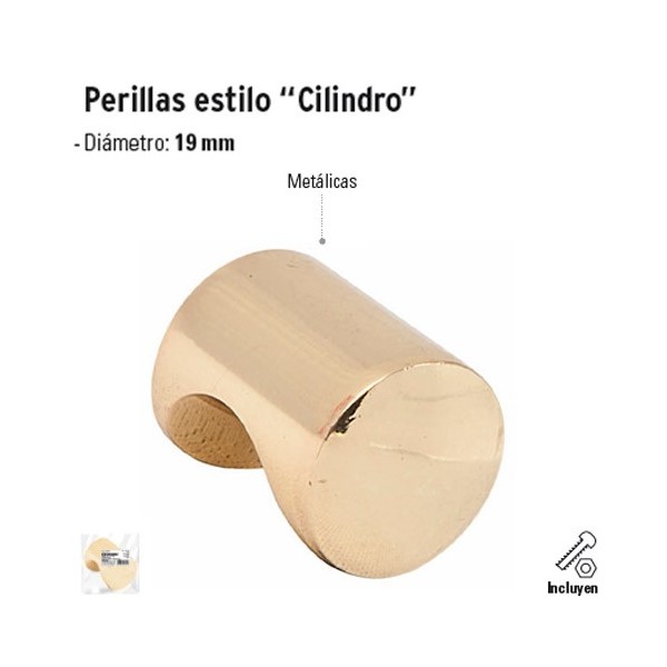 Perillas Estilo "Cilindro"