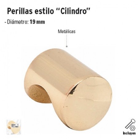 Perillas Estilo "Cilindro"