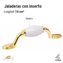 Jaladera con Inserto Ceramico