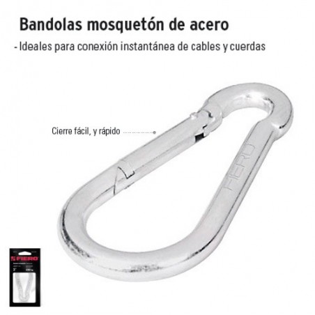 Bandolas Mosqueton de Acero