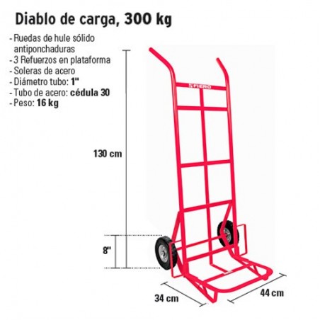 Diablo de Carga 300 kg