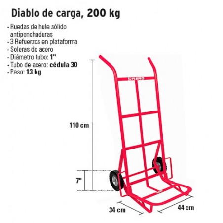 Diablo de Carga 200 kg