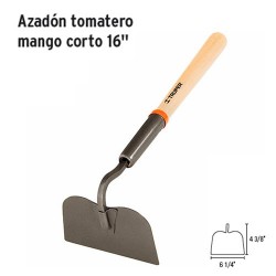 Azadon Tomatero Mango Corto 16" TRUPER