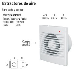 Extractor de Aire VOLTECK