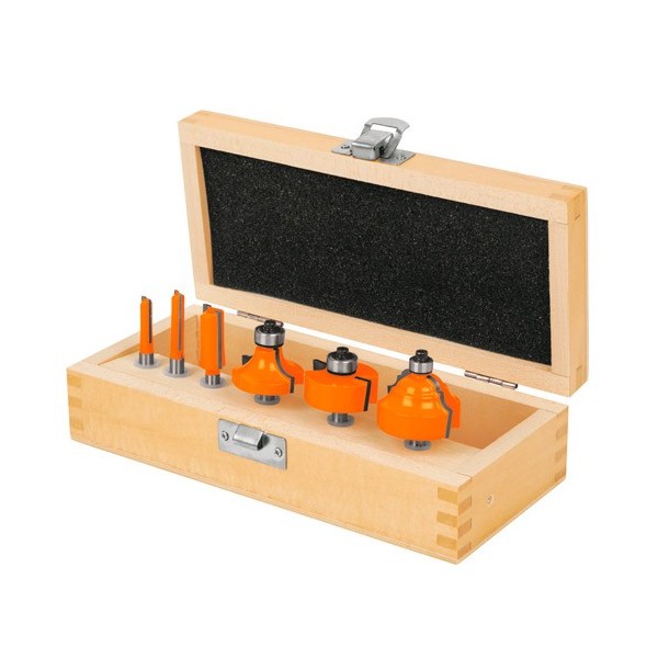Juego de 6 Brocas para Router TRUPER Juego de 6 Brocas para Router TRUPER