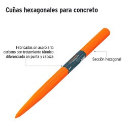 Cuñas Hexagonales para Concreto TRUPER