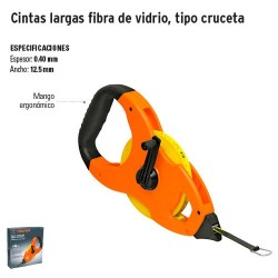 Cinta Larga de Fibra de Vidrio Tipo Cruceta TRUPER