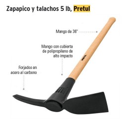 Talacho-Pico 5 lb PRETUL