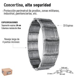 Concertina Alta Seguridad FIERO