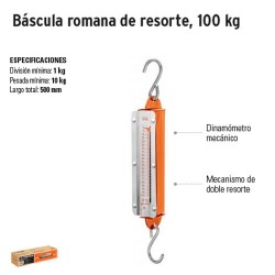 Bascula Romana de Resorte 100 Kg TRUPER