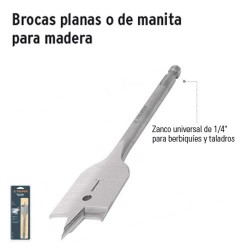 Brocas Planas o de Manita Para Madera TRUPER