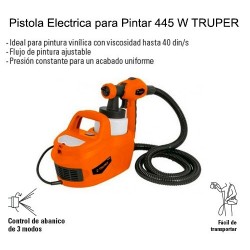 Pistola Electrica para Pintar 445 W TRUPER