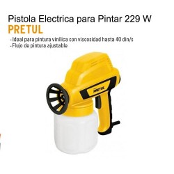 Pistola Electrica para Pintar 229 W PRETUL