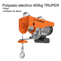 Polipasto Electrico 400 Kg TRUPER
