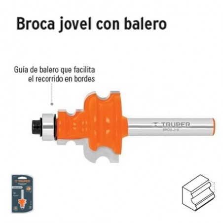 Broca para Router Jovel con Balero TRUPER