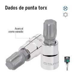 Dados de Punta Torx Cuadro 3/8" TRUPER