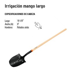 Pala Irrigación Mango Largo TRUPER