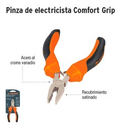 Pinza de Electricista Comfort Grip TRUPER