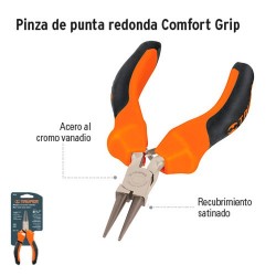 Pinza de Punta Redonda Comfort Grip TRUPER