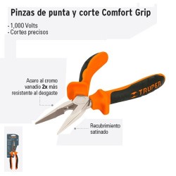 Pinzas de Punta y Corte Comfort Grip TRUPER