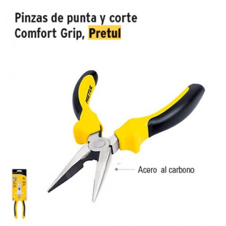 Pinzas de Punta y Corte Comfort Grip PRETUL