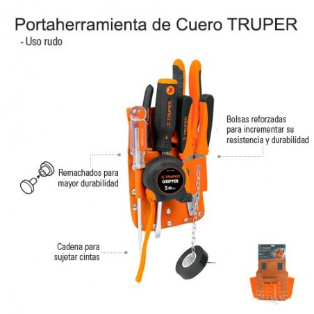 Portaherramienta de Cuero TRUPER