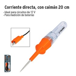 Corriente Directa con Caimán 20 cm TRUPER