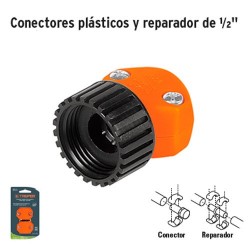 Conectores Plásticos y Reparador de 1/2" TRUPER