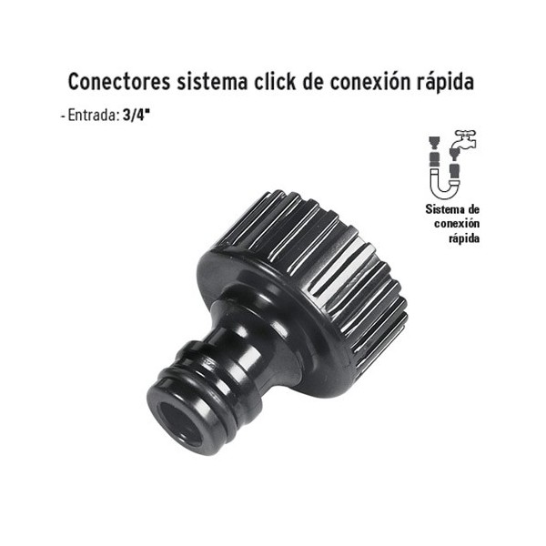 Conectores Sistema Click de Conexión Rápida TRUPER