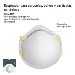 Mascarilla para Polvos y Partículas TRUPER