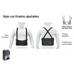 Fajas con Tirantes Ajustables TRUPER