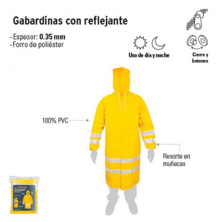 Gabardina Con Reflejante TRUPER