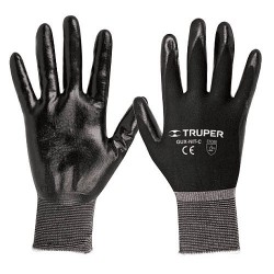 Guantes de Nylon Recubierto de Nitrilo Puño Tejido TRUPER