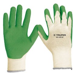 Guantes para Jardinero Cubiertos de Látex Puño Tejido TRUPER