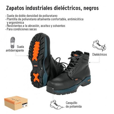 Botas Industriales Dieléctricos Negros TRUPER