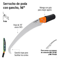 Serrucho de Poda con Gancho TRUPER