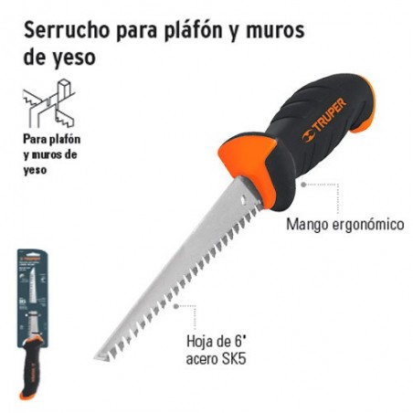 Serrucho para Plafon y Muros de Yeso TRUPER